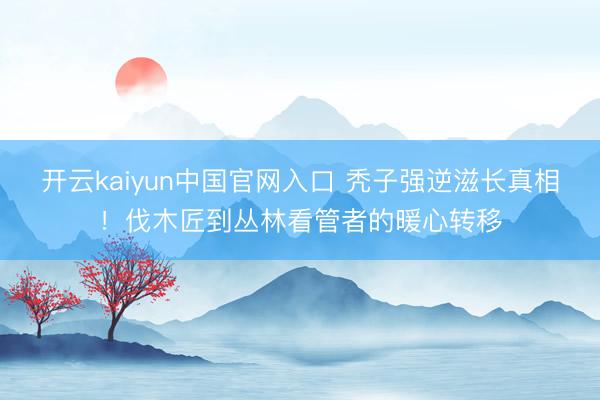 开云kaiyun中国官网入口 秃子强逆滋长真相！伐木匠到丛林看管者的暖心转移